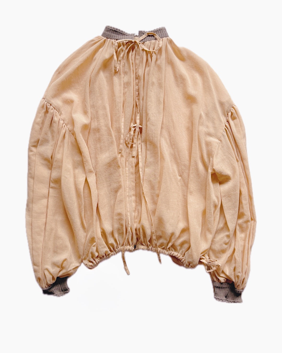 Cotton Chiffon 2way Blouse