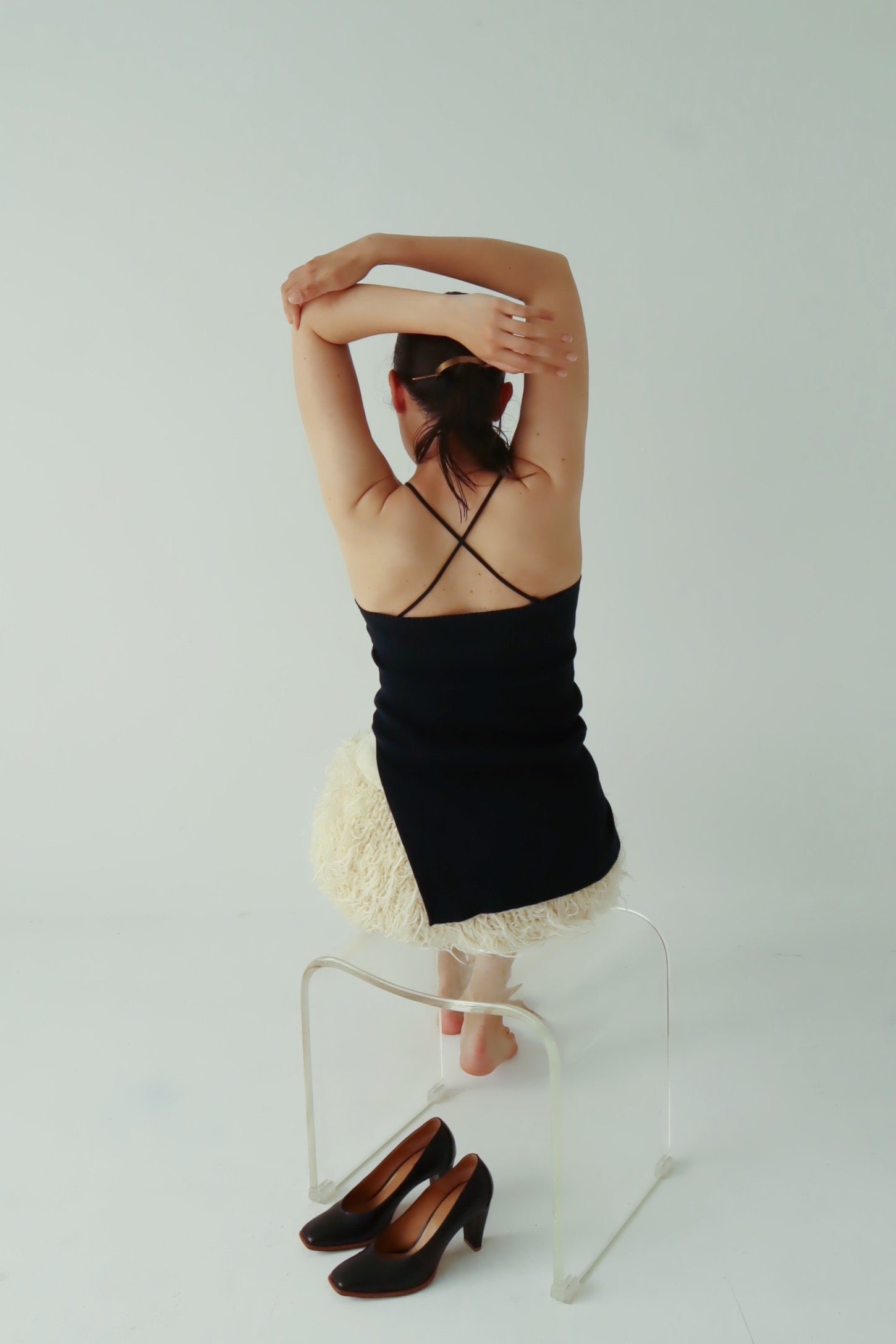 Organic Cotton Bare Top Mini Dress