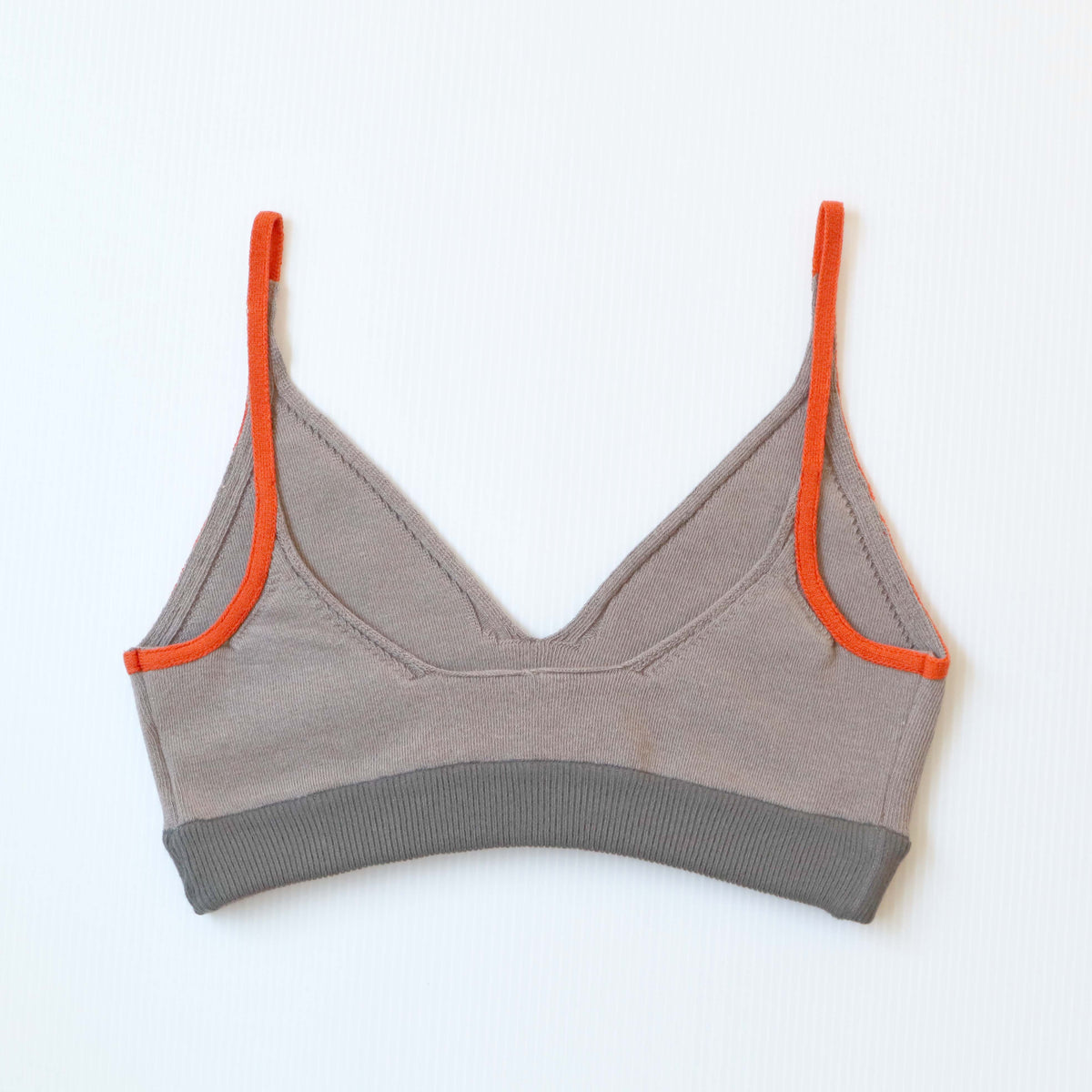 Triangle Knit Bra Top [ Season] Organic Cotton Yarn Nakes