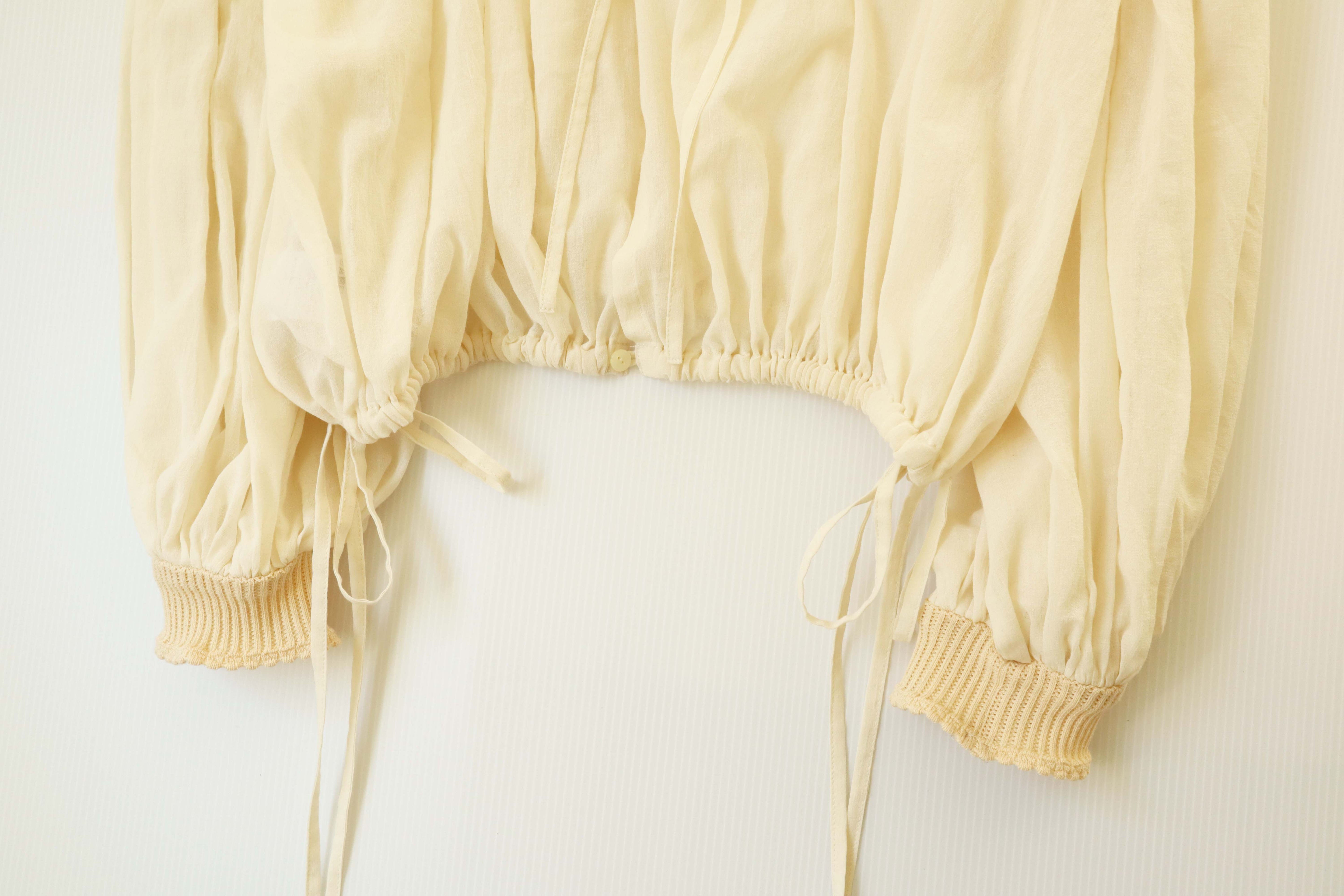 Cotton Chiffon 2way Blouse