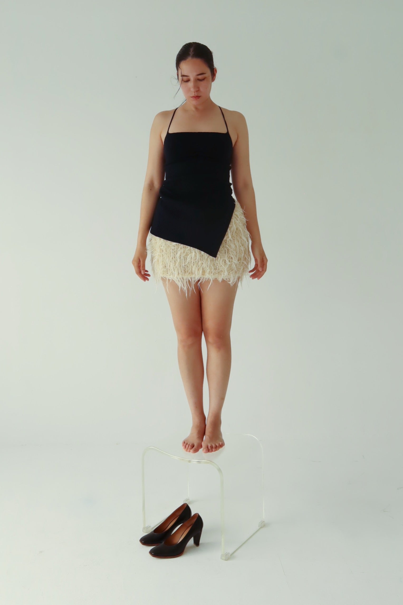 Organic Cotton Bare Top Mini Dress