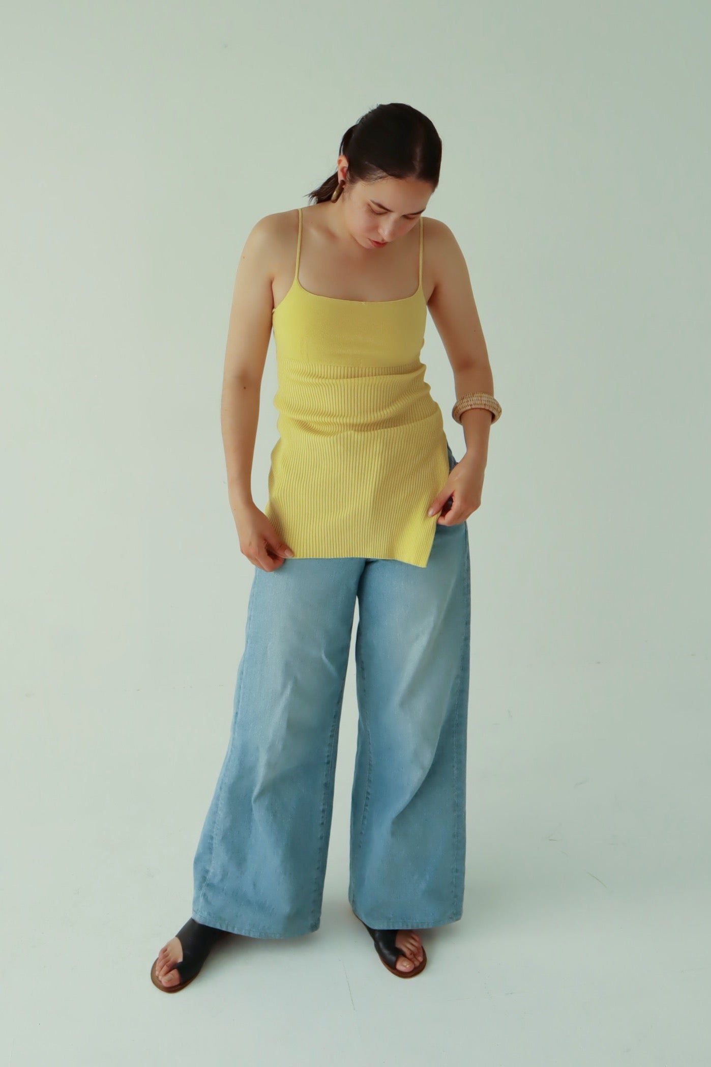 Organic Cotton Bare Top Mini Dress