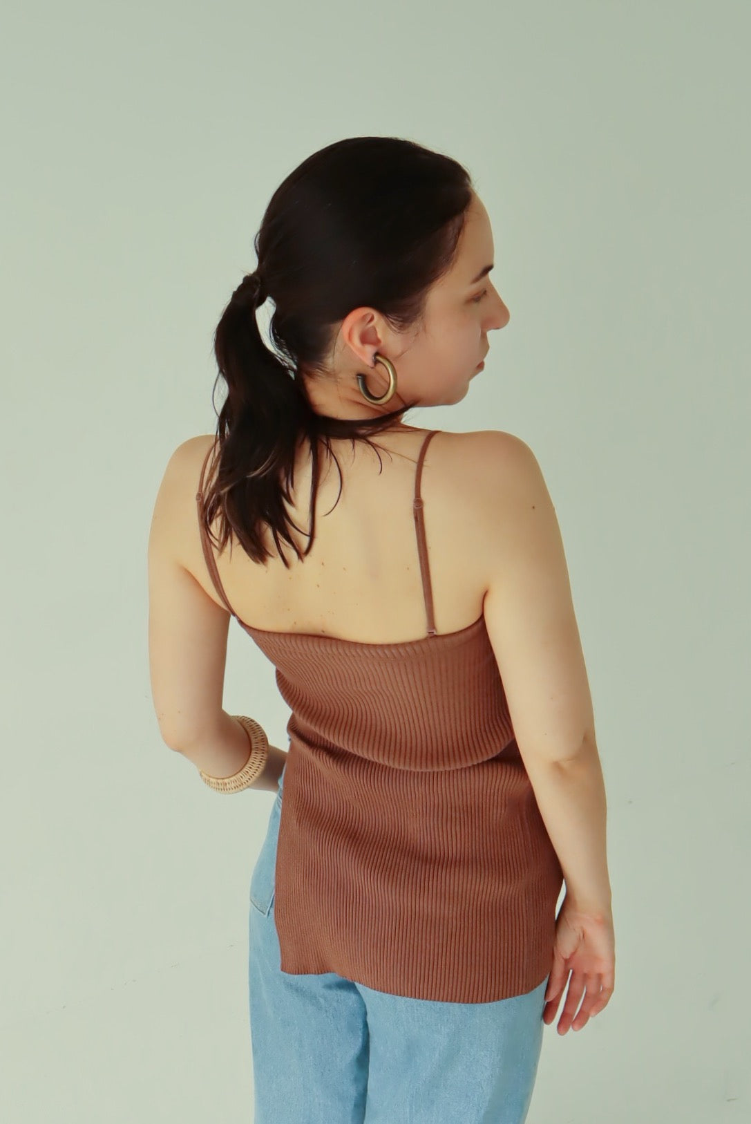 Organic Cotton Bare Top Mini Dress