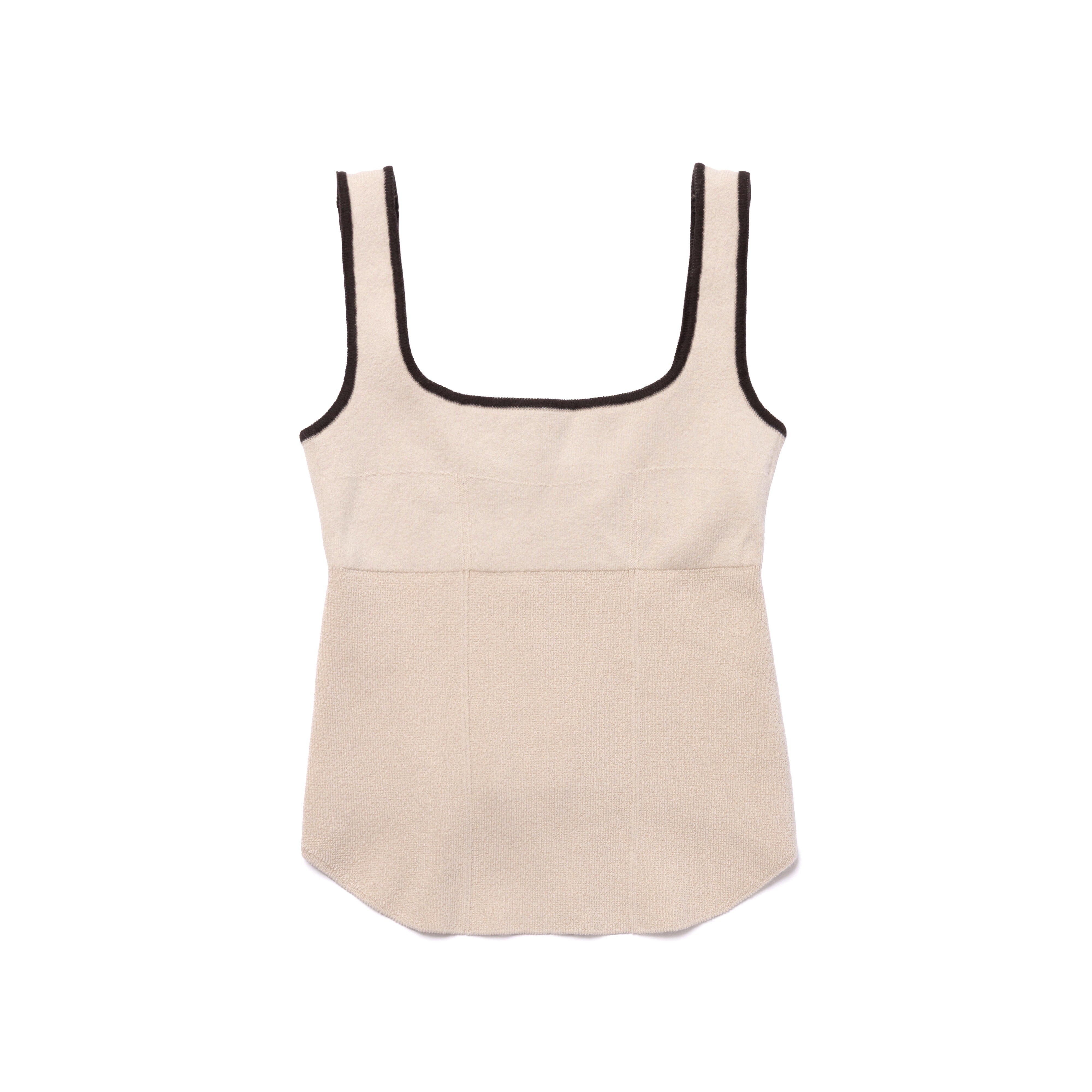 コットンシルクスクエアブラタンク NKGB02