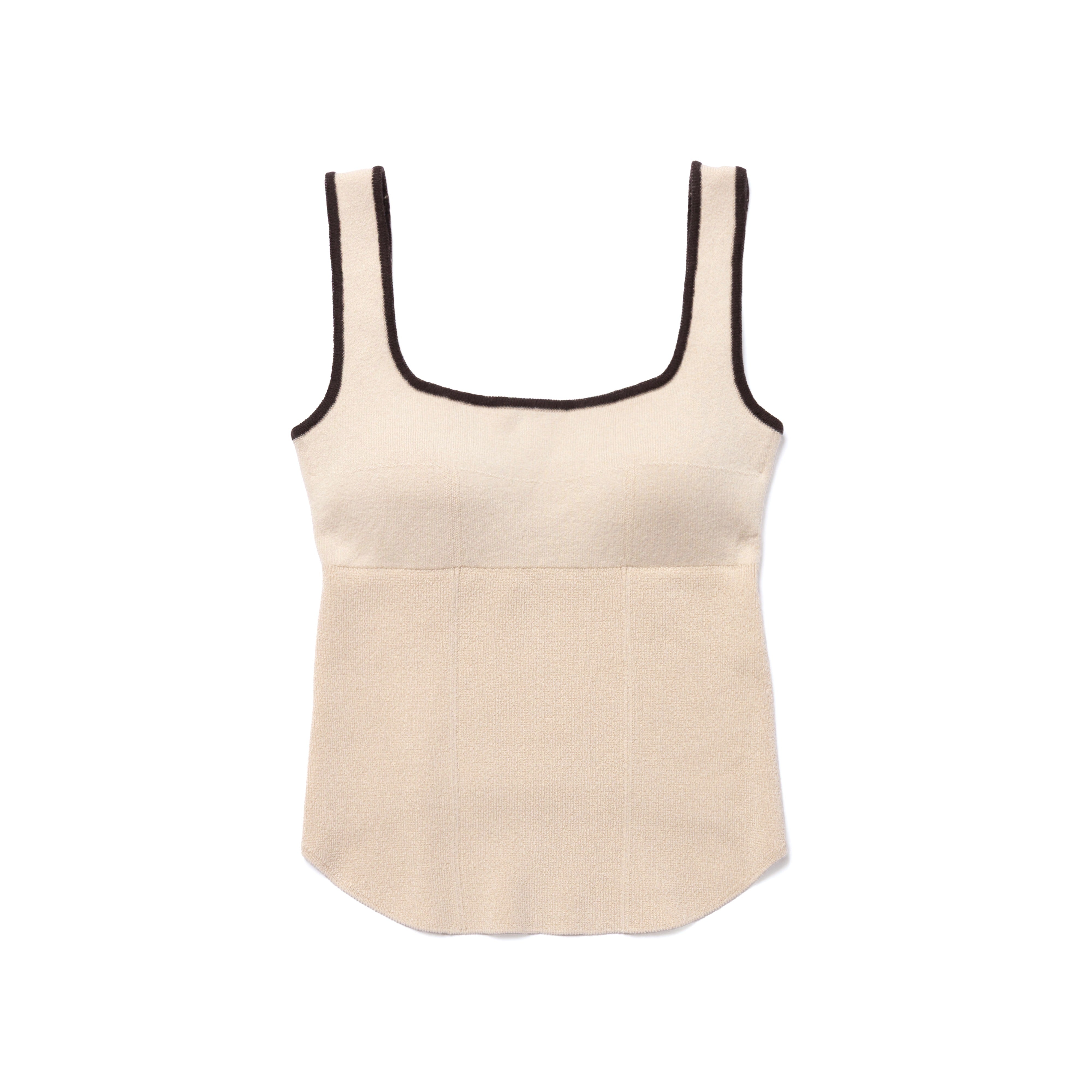 コットンシルクスクエアブラタンク NKGB02