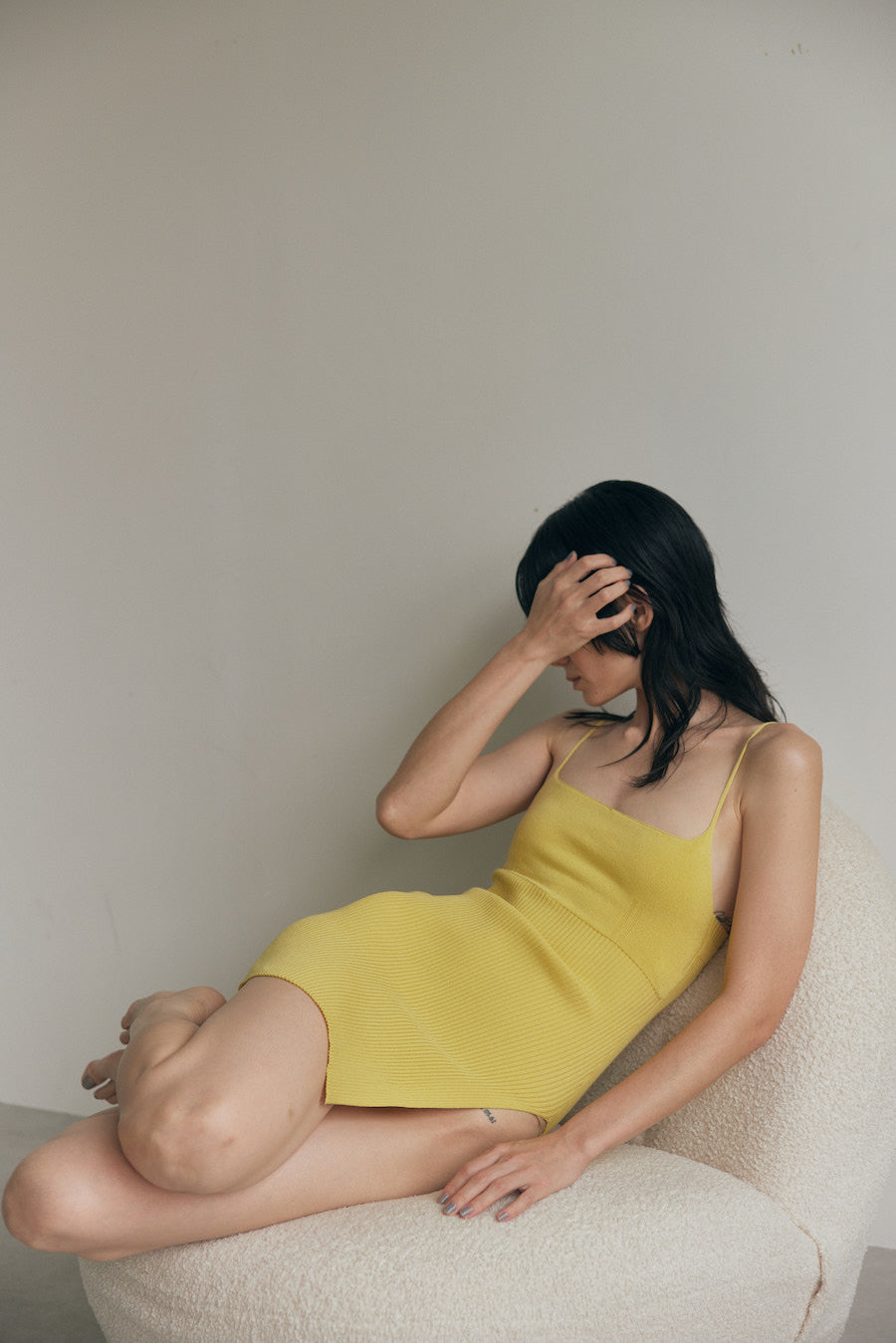 Organic Cotton Bare Top Mini Dress