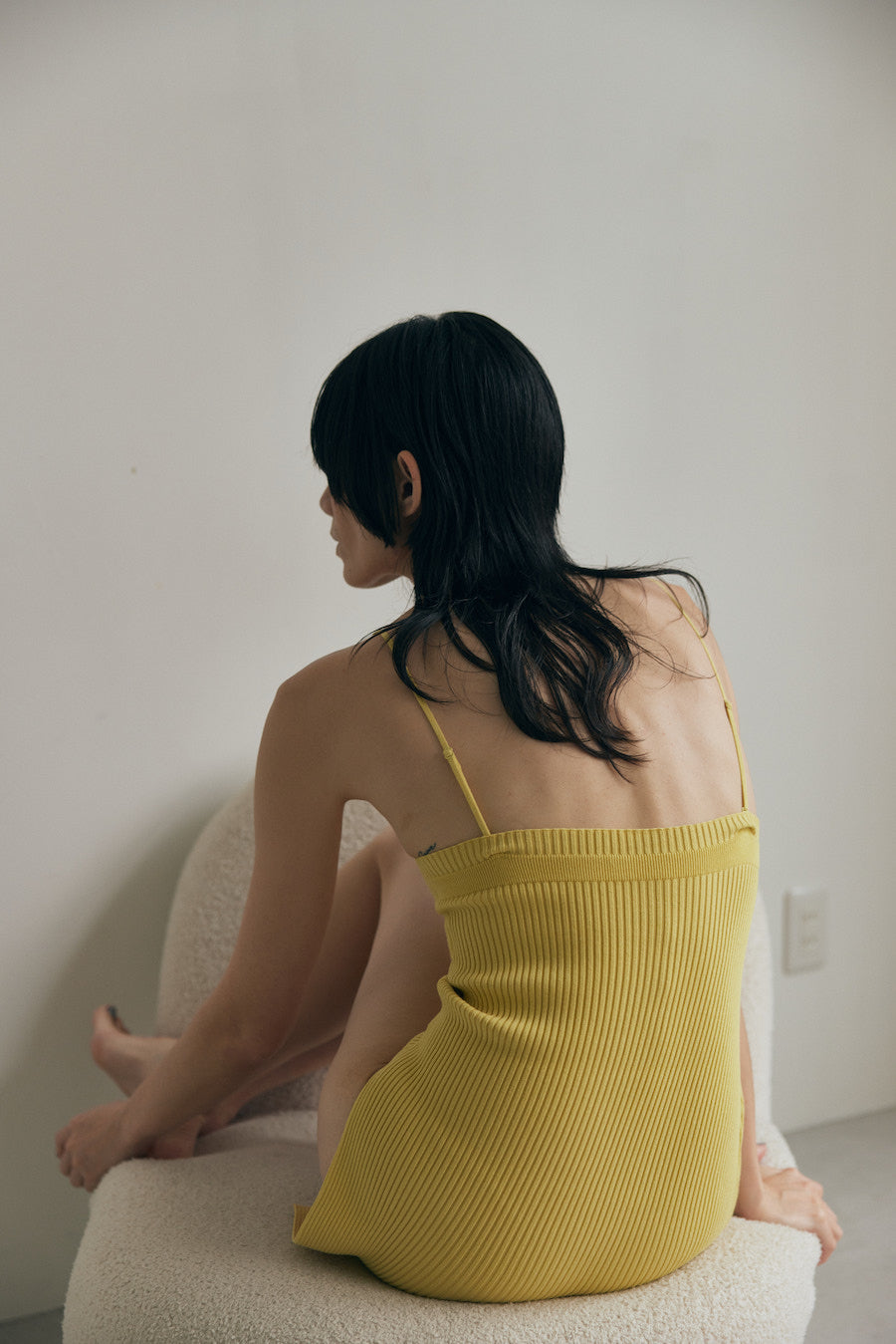 Organic Cotton Bare Top Mini Dress