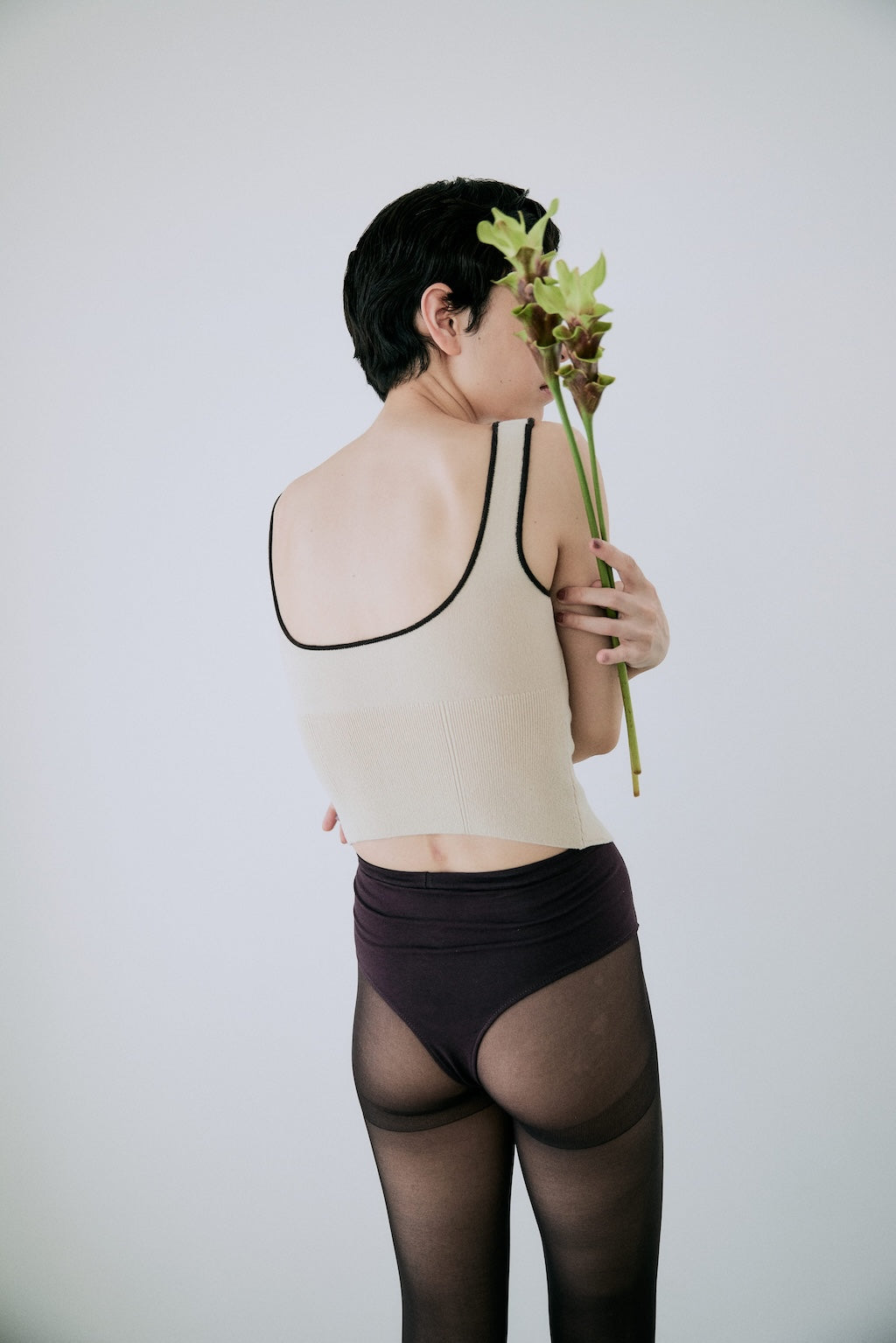 コットンシルクスクエアブラタンク NKGB02