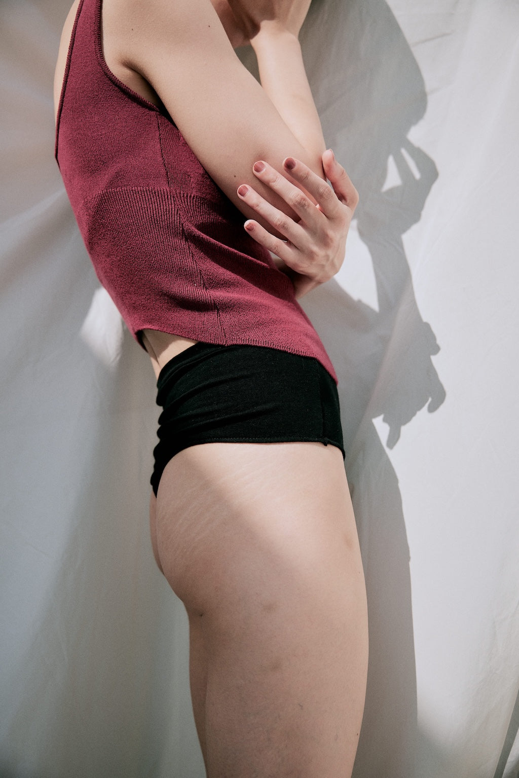 コットンシルクスクエアブラタンク NKGB02