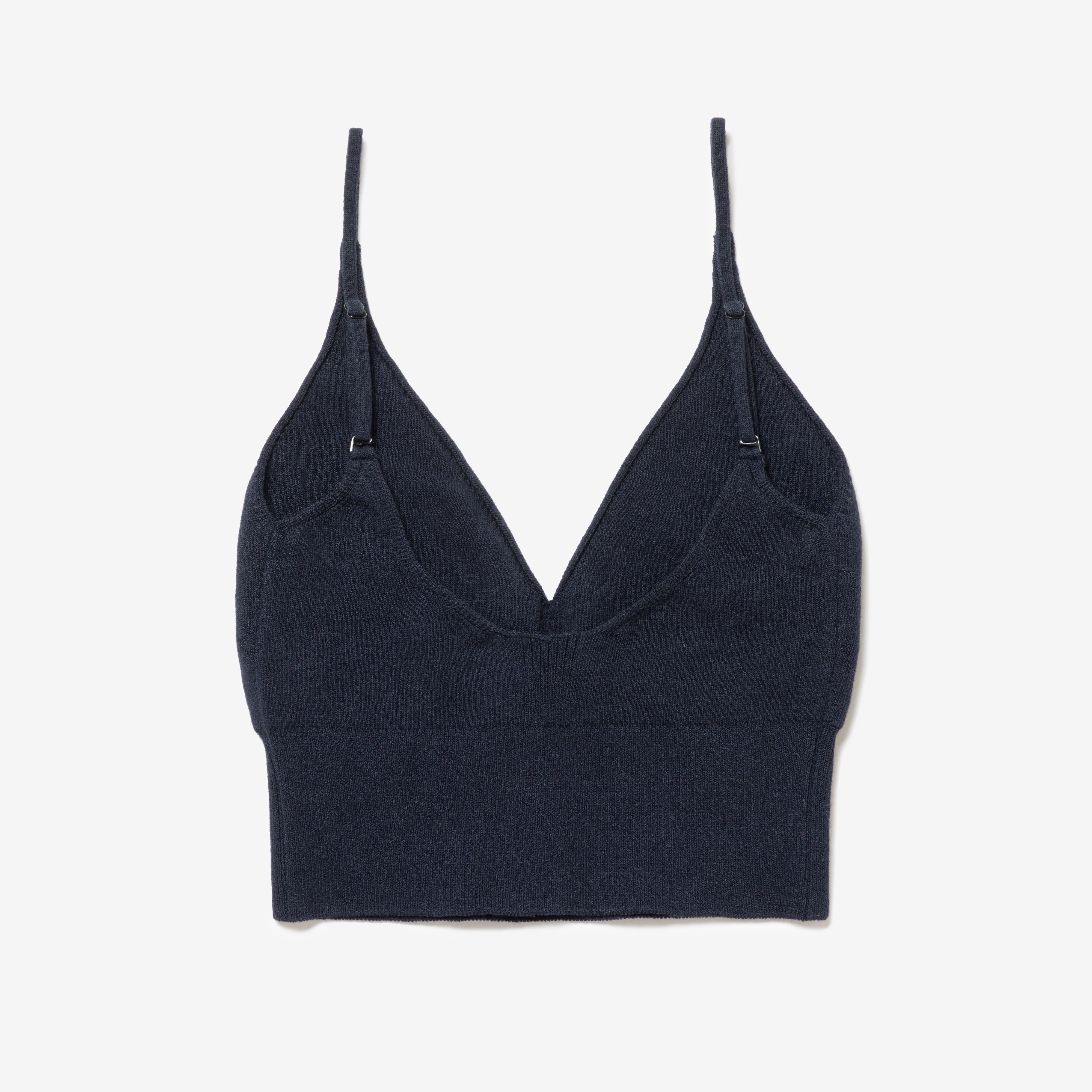 nakes ネイクス　KNIT BRA TOP V Neck Knit Bra Top [ Classic ] Supima Cotton model – nakes