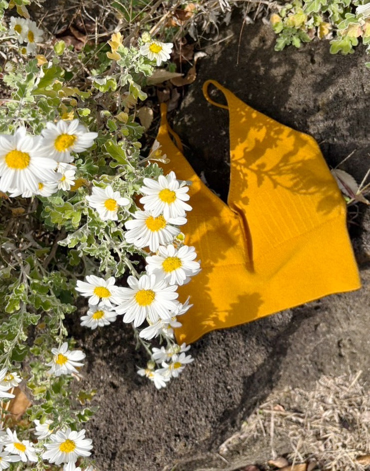 Knit Bra Top [ Classic ] Organic Cotton Yarn