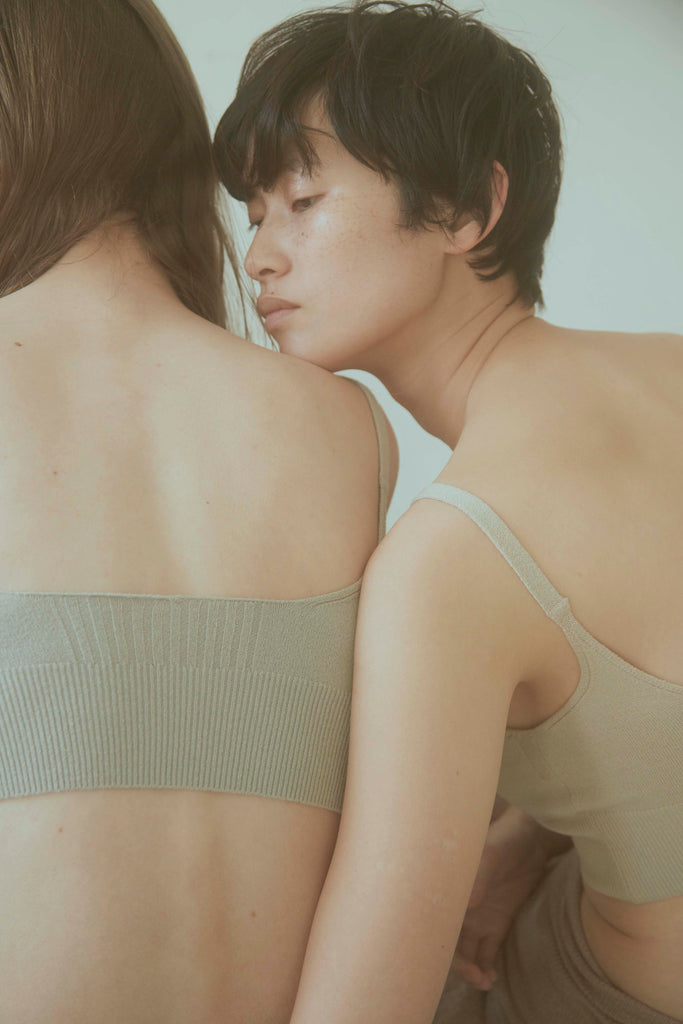 KNIT BRA TOP / standard