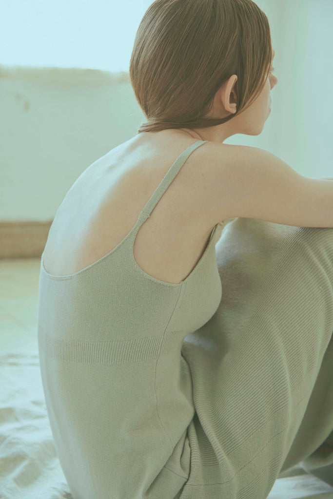 KNIT BRA TOP DRESS