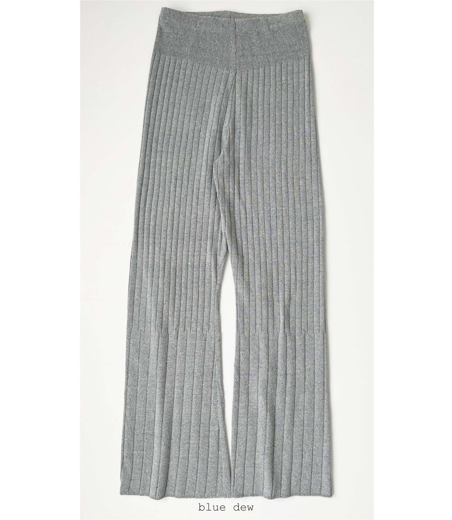 Silk Wide Rib Pants / Eco Silk 100% | nakes